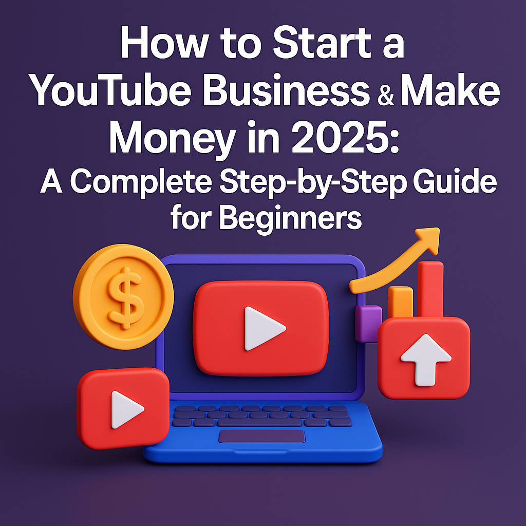 How to Start a YouTube Business & Make Money in 2025: A Complete Step-by-Step Guide for Beginners